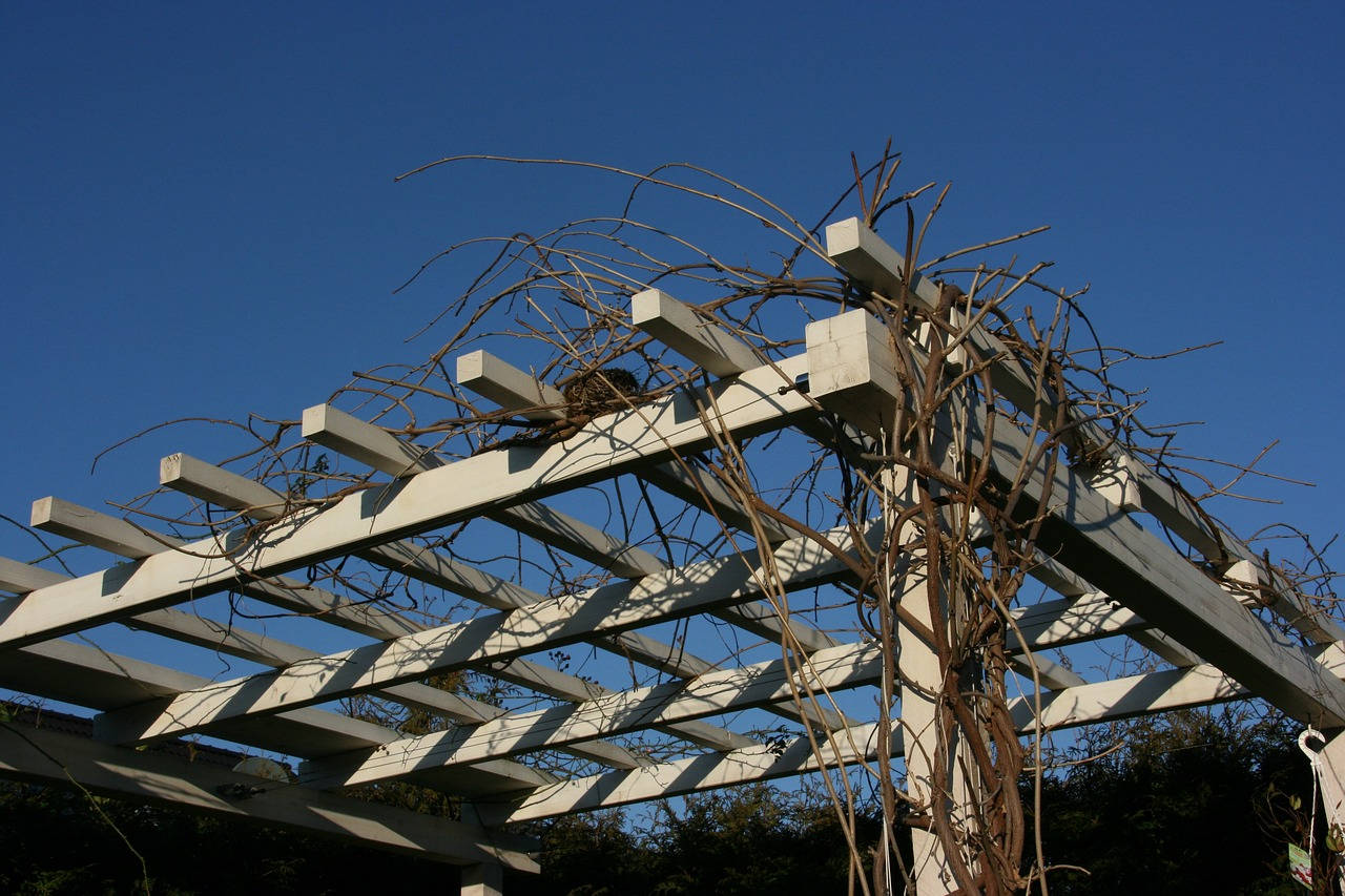 Construire une pergola sur une dalle de béton