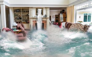 Inondation dans le salon