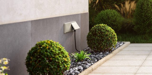 Installer l'électricité dans le jardin