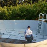 Montage d'une piscine hors sol