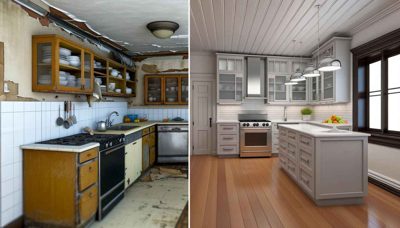Rénover votre cuisine : avant / après
