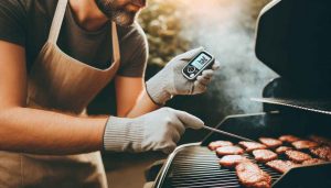 Barbecue : thermomètre de cuisson