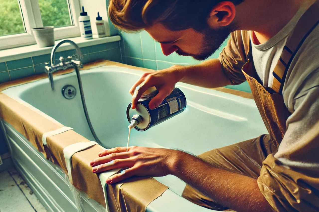 Baignoire en fibre de verre, comment la réparer