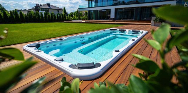 Spa de nage : alliez détente et exercice dans votre jardin