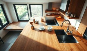 Améliorer l’esthétique de votre cuisine avec un plan de travail en bois