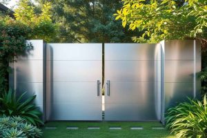 Portail en aluminium