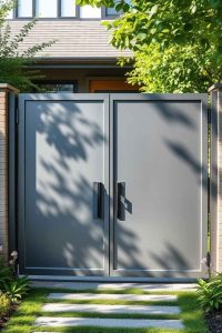 La légèreté du portail alu : un atout majeur