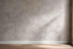 Penture murale intérieure a la chaux - effet nuage