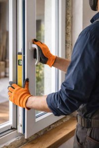 Installation de fenêtres menuiserie PVC