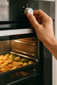 Pour réussir votre cuisson au four à chaleur tournante, il convient d'adapter légèrement vos habitudes. Réduisez la température d'approximativement 20 °C par rapport à une recette prévue pour un four statique.