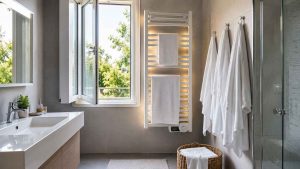 Découvrez comment aérer votre salle de bain pour éviter l'odeur de renfermé sur vos serviettes. Astuces simples et efficaces