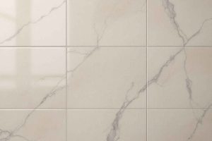 Tendance 2026 : carrelage effet marbre pour une salle de bain intemporelle et luxueuse. Idéal pour un style épuré et moderne