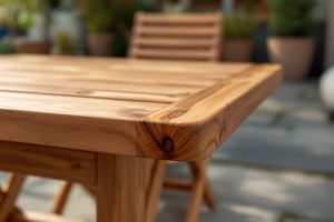 Salon de jardin en bois d'acacia : naturel, chaleureux et résistant pour un aménagement extérieur réussi