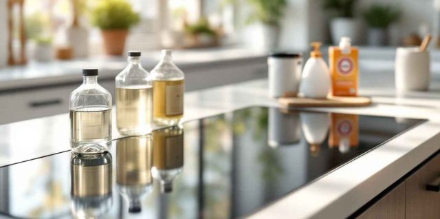 Découvrez comment nettoyer votre plaque à induction efficacement avec des produits naturels comme le vinaigre blanc et le bicarbonate de soude. Une cuisine propre et hygiénique en un tour de main