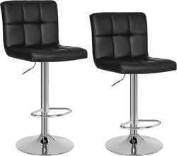 Lot de 2 tabourets hauts de bar